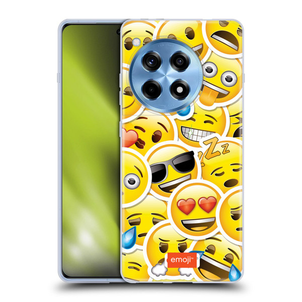 emoji® Smileys Sticker Soft Gel Case for OnePlus 12R