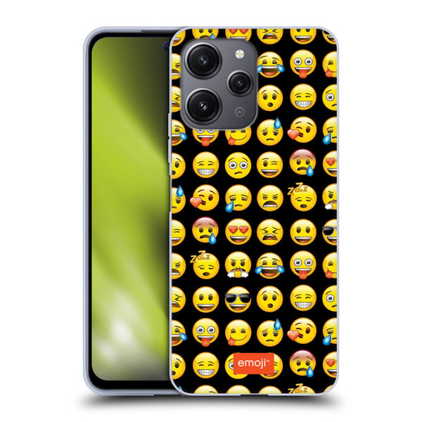 emoji® Smileys Pattern Soft Gel Case for Xiaomi Redmi 12