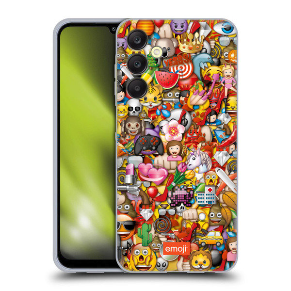 emoji® Trendy Full Pattern Soft Gel Case for Samsung Galaxy A25 5G