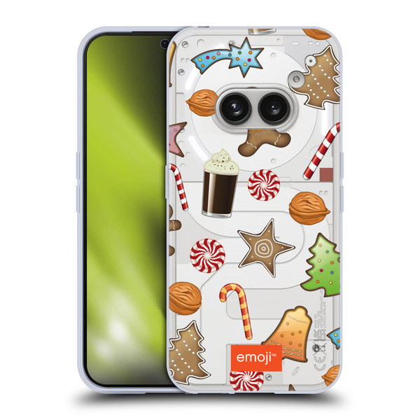emoji® Winter Wonderland Christmas Cookies Soft Gel Case for Nothing Phone (2a)