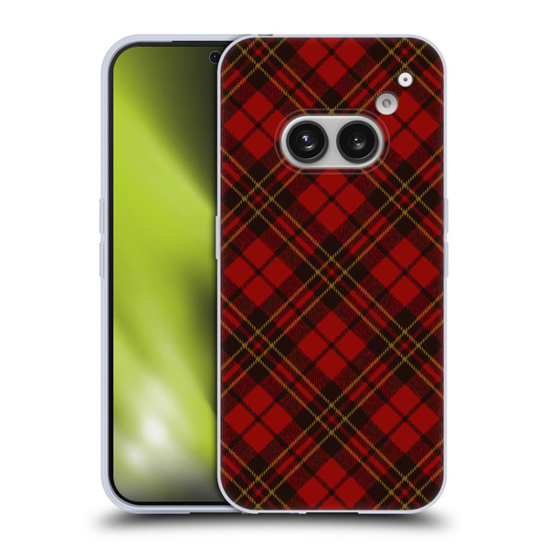 PLdesign Christmas Red Tartan Soft Gel Case for Nothing Phone (2a)
