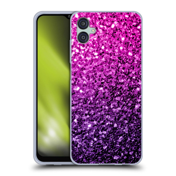 PLdesign Glitter Sparkles Purple Pink Soft Gel Case for Samsung Galaxy M04 5G / A04e