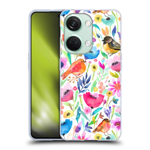 Ninola Summer Patterns Whimsical Birds Soft Gel Case for OnePlus Nord 3 5G