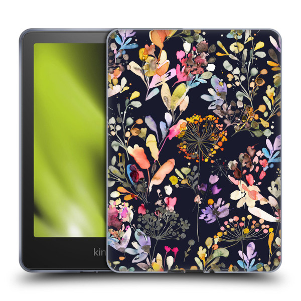 Ninola Wild Grasses Black Soft Gel Case for Amazon Kindle Paperwhite 5 (2021)