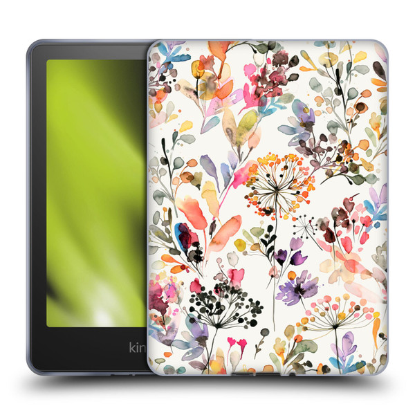 Ninola Wild Grasses Multicolor Soft Gel Case for Amazon Kindle Paperwhite 5 (2021)