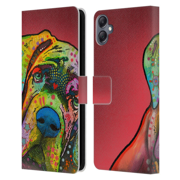 Dean Russo Dogs Mastiff Leather Book Wallet Case Cover For Samsung Galaxy A05