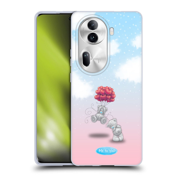 Me To You Classic Tatty Teddy Heart Balloons Soft Gel Case for OPPO Reno11 Pro