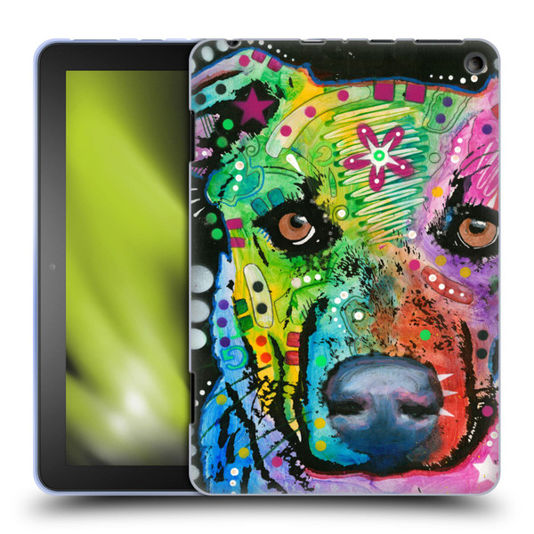 Dean Russo Dogs Bulldog Soft Gel Case for Amazon Fire HD 8/Fire HD 8 Plus 2020