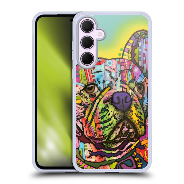 Dean Russo Dogs French Bulldog Soft Gel Case for Samsung Galaxy A35 5G