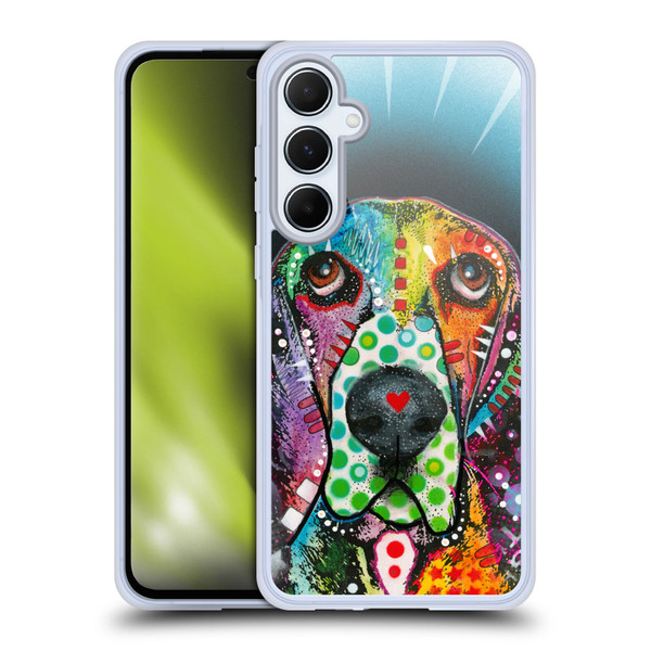 Dean Russo Dogs Hound Soft Gel Case for Samsung Galaxy A55 5G