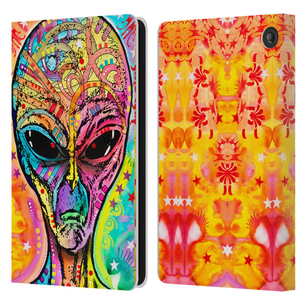 Dean Russo Pop Culture Alien Leather Book Wallet Case Cover For Amazon Fire 7 2022