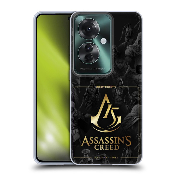 Assassin's Creed 15th Anniversary Graphics Crest Key Art Soft Gel Case for OPPO Reno11 F 5G / F25 Pro 5G