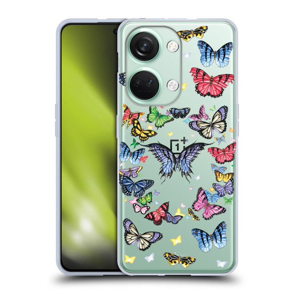 Nene Thomas Art Butterfly Pattern Soft Gel Case for OnePlus Nord 3 5G