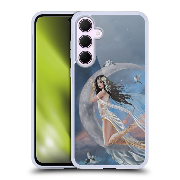 Nene Thomas Art Moon Lullaby Soft Gel Case for Samsung Galaxy A35 5G
