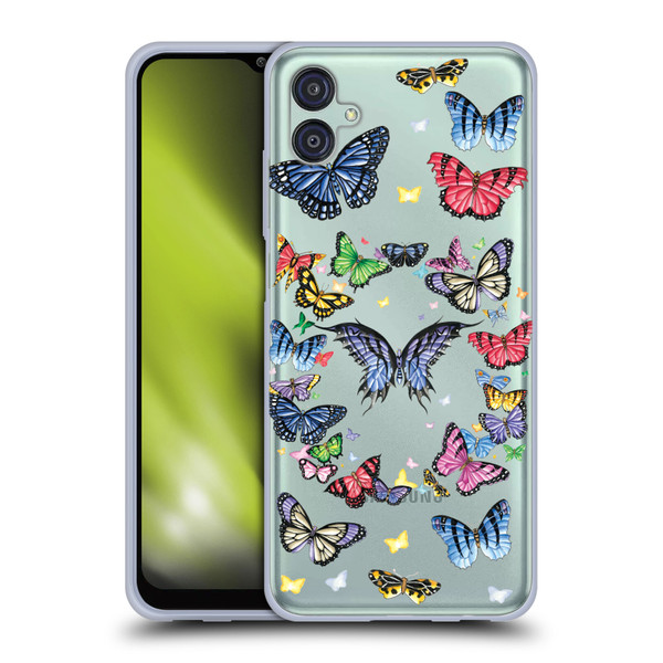 Nene Thomas Art Butterfly Pattern Soft Gel Case for Samsung Galaxy M04 5G / A04e