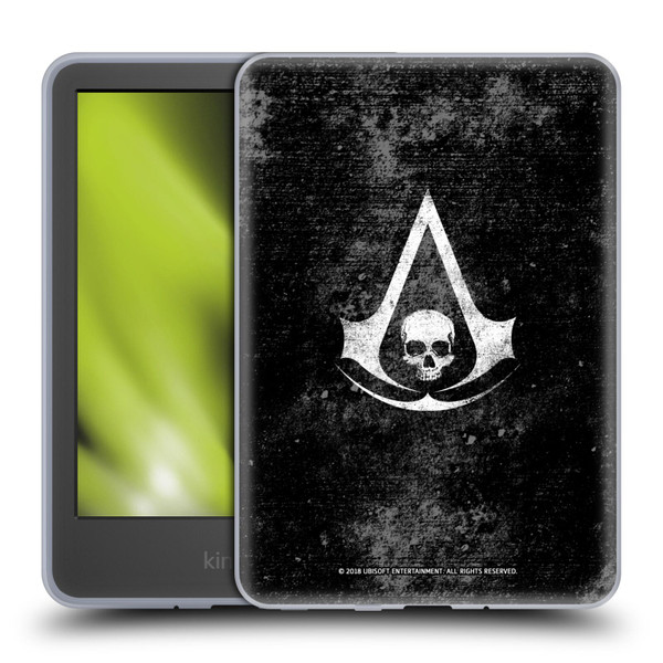 Assassin's Creed Black Flag Logos Grunge Soft Gel Case for Amazon Kindle 11th Gen 6in 2022