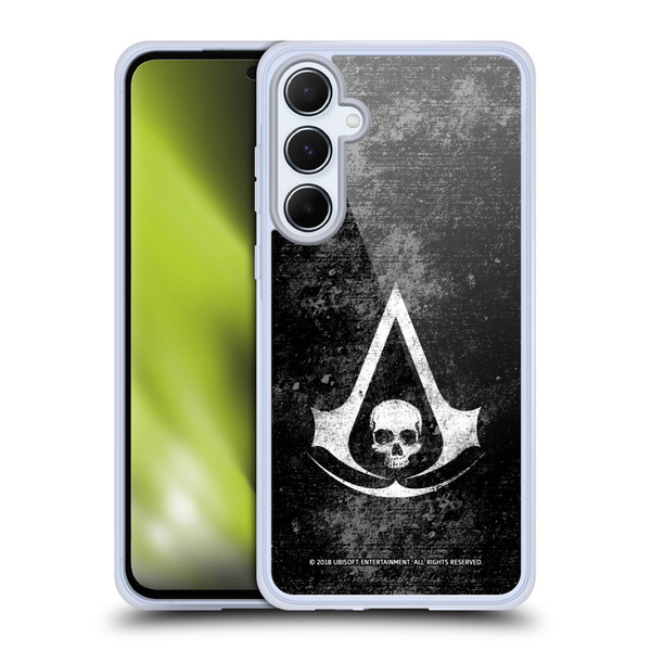 Assassin's Creed Black Flag Logos Grunge Soft Gel Case for Samsung Galaxy A55 5G