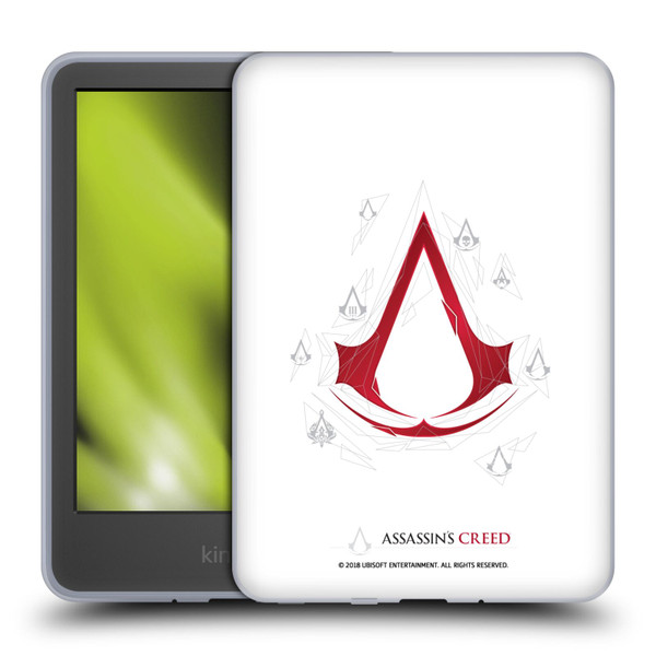 Assassin's Creed Legacy Logo Geometric White Soft Gel Case for Amazon Kindle 11th Gen 6in 2022