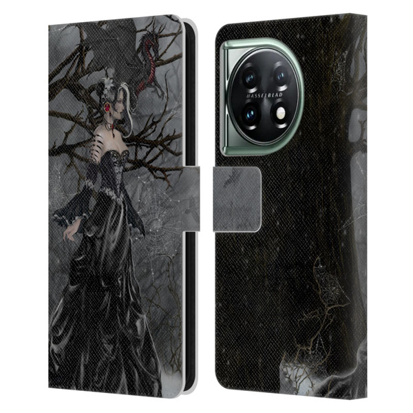 Nene Thomas Deep Forest Queen Gothic Fairy With Dragon Leather Book Wallet Case Cover For OnePlus 11 5G