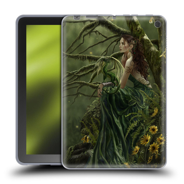 Nene Thomas Deep Forest Queen Fate Fairy With Dragon Soft Gel Case for Amazon Fire HD 8/Fire HD 8 Plus 2020