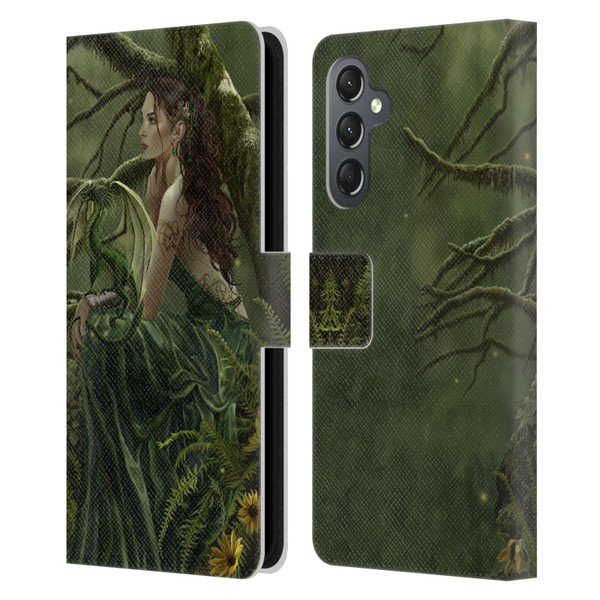 Nene Thomas Deep Forest Queen Fate Fairy With Dragon Leather Book Wallet Case Cover For Samsung Galaxy A25 5G