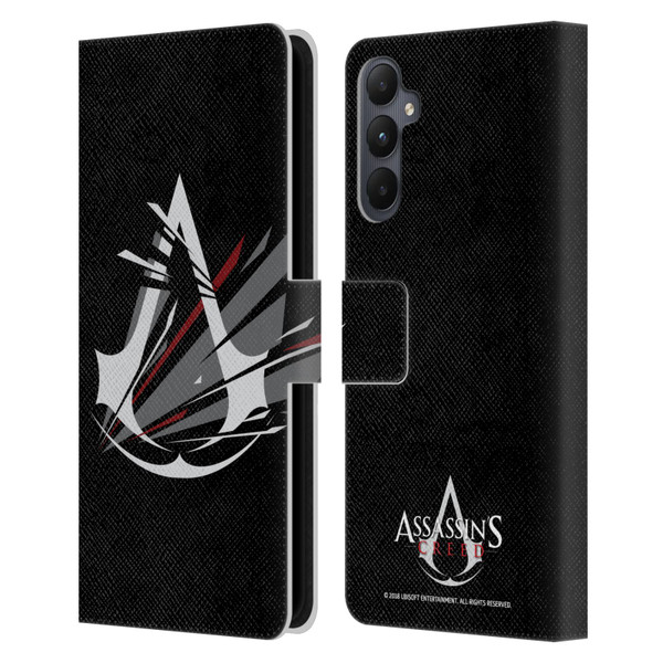 Assassin's Creed Logo Shattered Leather Book Wallet Case Cover For Samsung Galaxy A05s