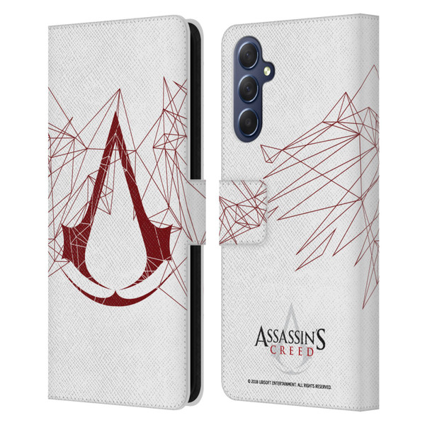 Assassin's Creed Logo Geometric Leather Book Wallet Case Cover For Samsung Galaxy M54 5G