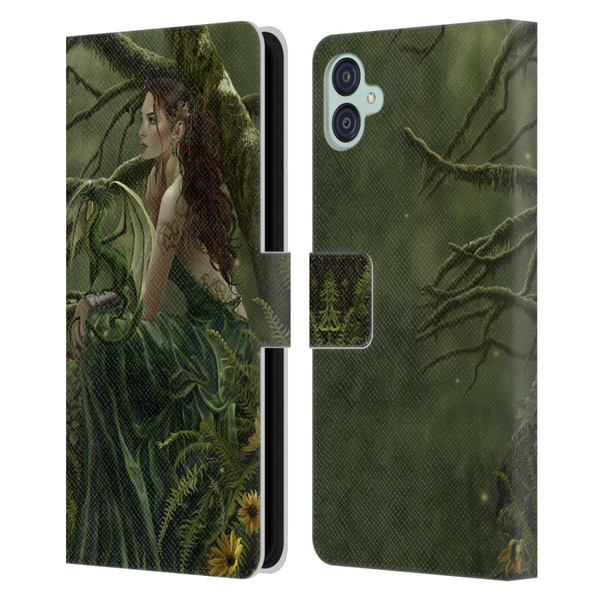Nene Thomas Deep Forest Queen Fate Fairy With Dragon Leather Book Wallet Case Cover For Samsung Galaxy M04 5G / A04e