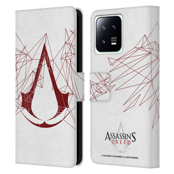 Assassin's Creed Logo Geometric Leather Book Wallet Case Cover For Xiaomi 13 5G