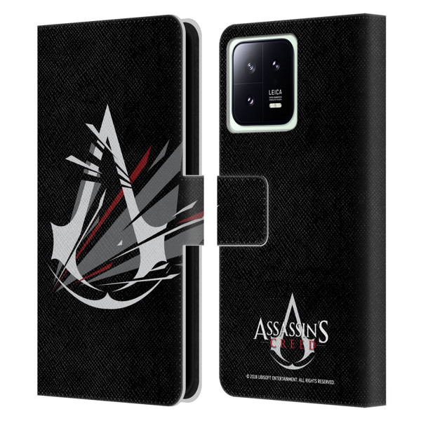 Assassin's Creed Logo Shattered Leather Book Wallet Case Cover For Xiaomi 13 5G