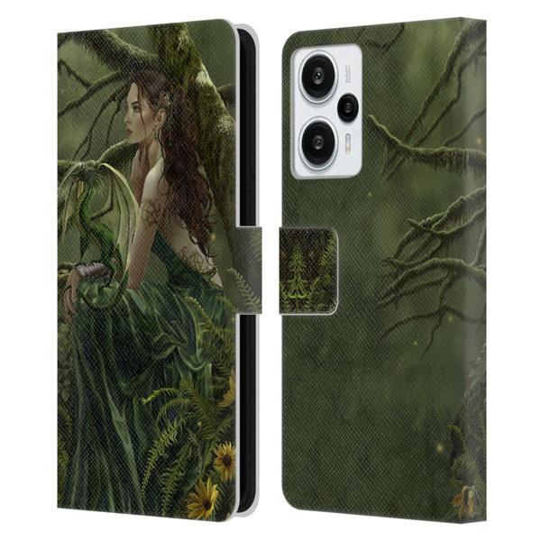 Nene Thomas Deep Forest Queen Fate Fairy With Dragon Leather Book Wallet Case Cover For Xiaomi Redmi Note 12T