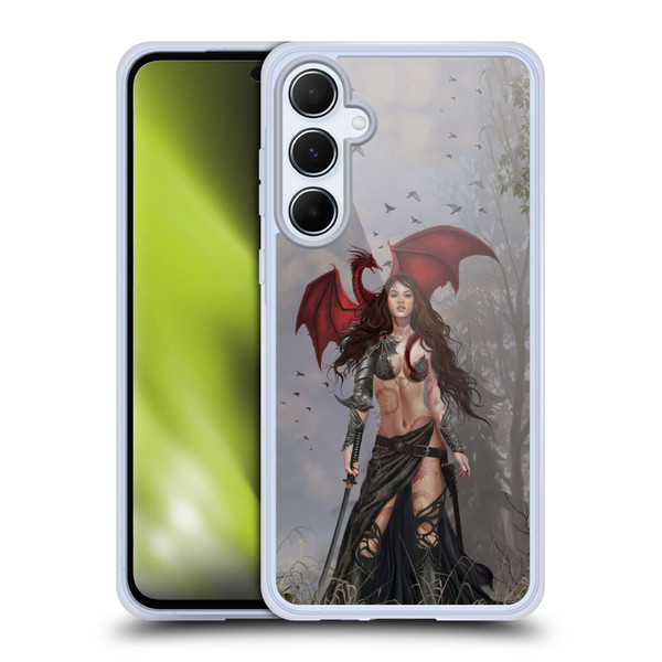 Nene Thomas Gothic Dragon Witch Warrior Sword Soft Gel Case for Samsung Galaxy A55 5G