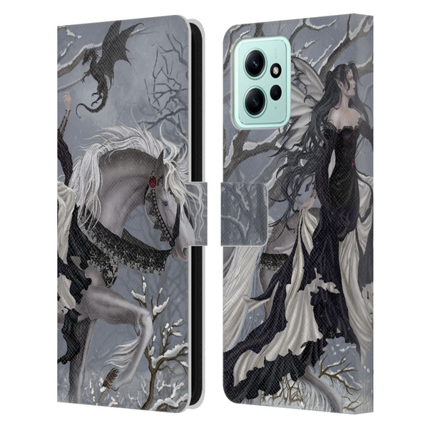 Nene Thomas Winter Has Begun Snow Fairy Horse With Dragon Leather Book Wallet Case Cover For Xiaomi Redmi 12