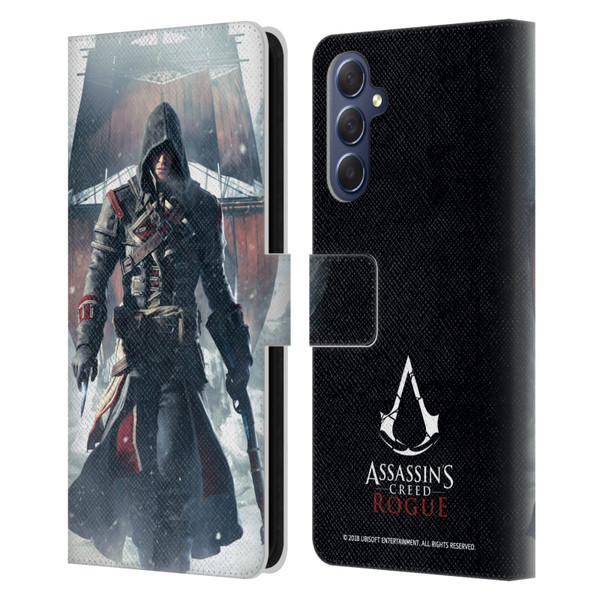 Assassin's Creed Rogue Key Art Shay Cormac Ship Leather Book Wallet Case Cover For Samsung Galaxy M54 5G
