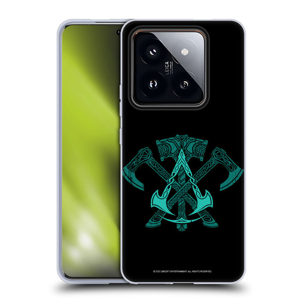 Assassin's Creed Valhalla Symbols And Patterns ACV Weapons Soft Gel Case for Xiaomi 14 Pro