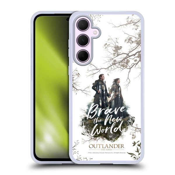 Outlander Composed Graphics Brave The New World Soft Gel Case for Samsung Galaxy A35 5G