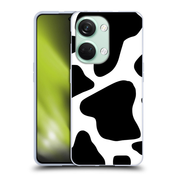 Grace Illustration Animal Prints Cow Soft Gel Case for OnePlus Nord 3 5G