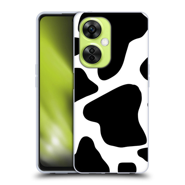 Grace Illustration Animal Prints Cow Soft Gel Case for OnePlus Nord CE 3 Lite 5G
