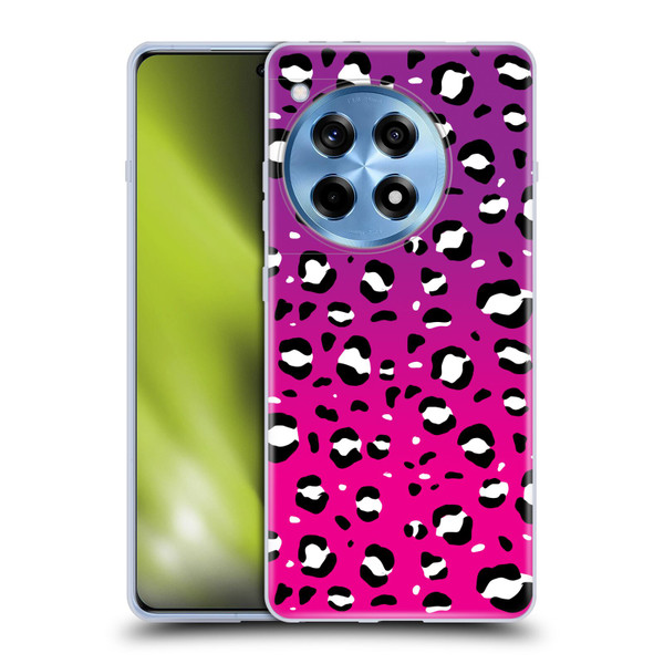 Grace Illustration Animal Prints Pink Leopard Soft Gel Case for OnePlus 12R