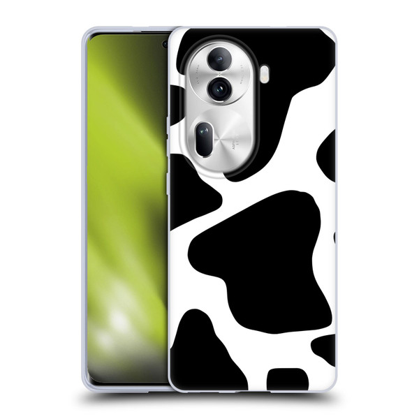 Grace Illustration Animal Prints Cow Soft Gel Case for OPPO Reno11 Pro