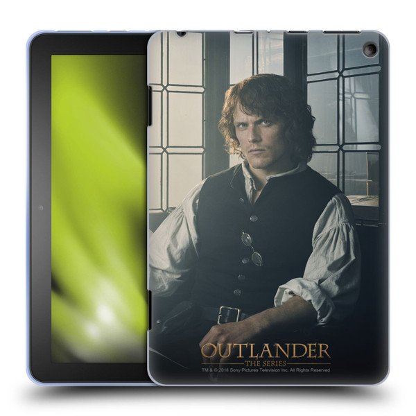 Outlander Characters Jamie Fraser Soft Gel Case for Amazon Fire HD 8/Fire HD 8 Plus 2020