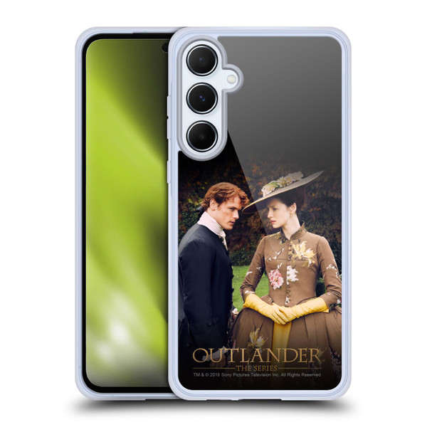 Outlander Characters Jamie And Claire Soft Gel Case for Samsung Galaxy A55 5G