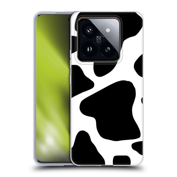 Grace Illustration Animal Prints Cow Soft Gel Case for Xiaomi 14 Pro