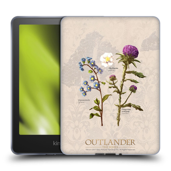 Outlander Graphics Flowers Soft Gel Case for Amazon Kindle Paperwhite 5 (2021)