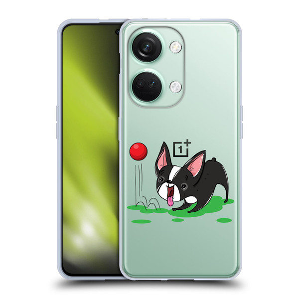 Grace Illustration Dogs Boston Terrier Soft Gel Case for OnePlus Nord 3 5G