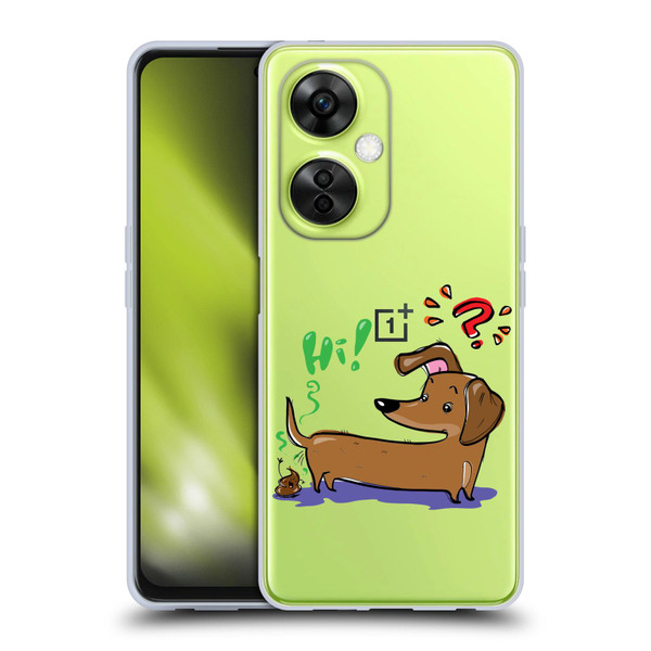 Grace Illustration Dogs Dachshund Soft Gel Case for OnePlus Nord CE 3 Lite 5G