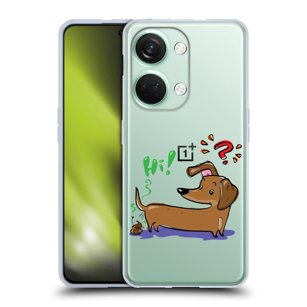 Grace Illustration Dogs Dachshund Soft Gel Case for OnePlus Nord 3 5G