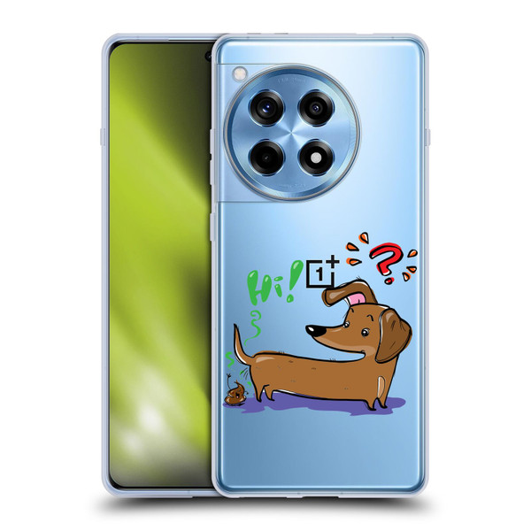 Grace Illustration Dogs Dachshund Soft Gel Case for OnePlus 12R