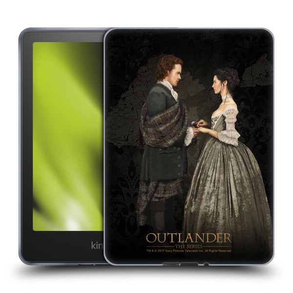 Outlander Portraits Claire & Jamie Painting Soft Gel Case for Amazon Kindle Paperwhite 5 (2021)