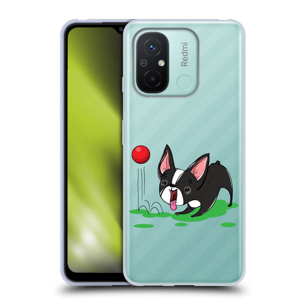 Grace Illustration Dogs Boston Terrier Soft Gel Case for Xiaomi Redmi 12C